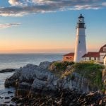 Panorama to illustrate dating in maine